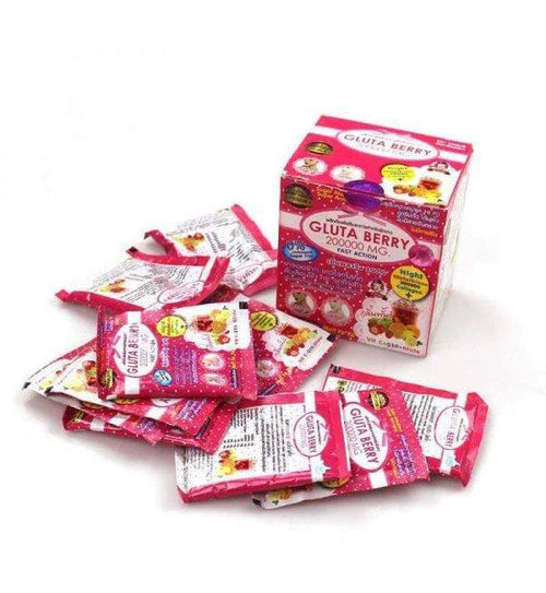 2 pack Gluta Berry 200,000mg Skin Whitening Antiaging Acne Wrinkle Reducing Powder Drink