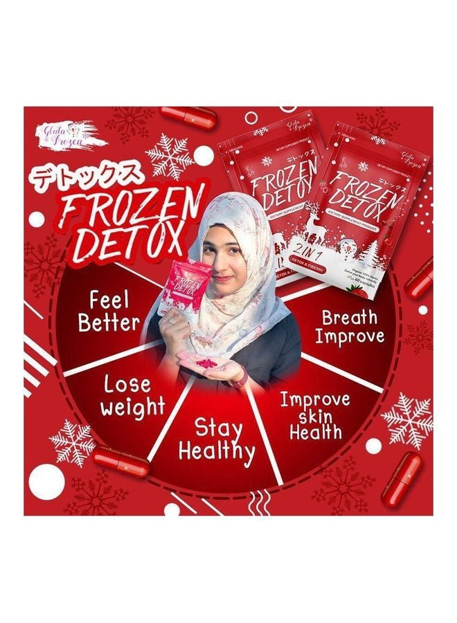 Frozen Detox 2-In-1 Detox and Fiberry Dietary Supplement – 60 Capsules