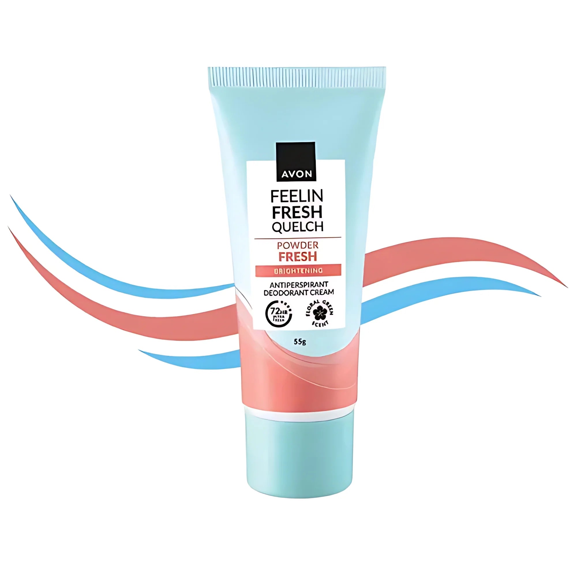 Avon Feelin Fresh Quelch Powder Fresh Anti-perspirant Deodorant Cream - 55g