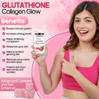 Nature Glow Glutathione Collagen Glow Strawberry Gummies