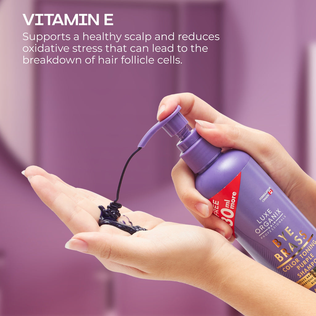 Luxe Organix Bye Brass Color Toning Purple Treatment – 270ml