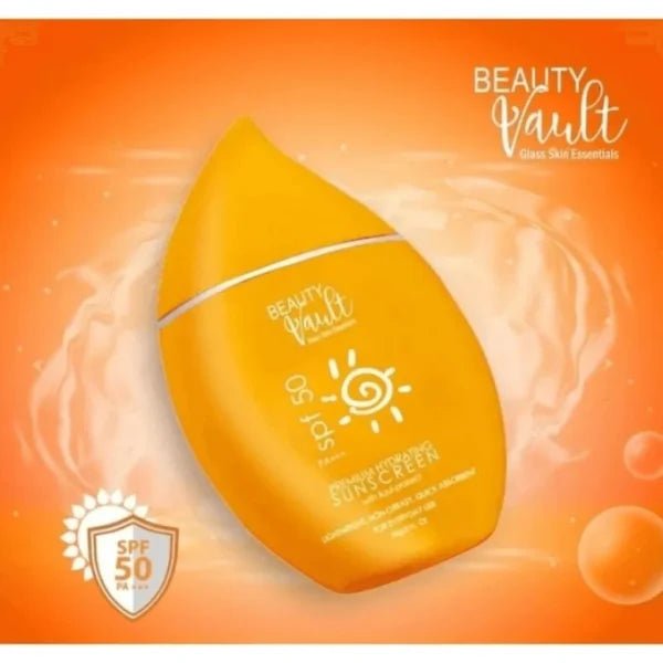 Beauty Vault Premium Hydrating Sunscreen SPF 50 – 50g