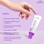 Luxe Organix Retinol + Bakuchiol Overnight Cream – 30g