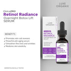 Luxe Organix Retinol Radiance Overnight Botox Lift Serum – 30ml