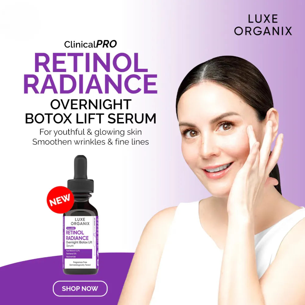 Luxe Organix Retinol Radiance Overnight Botox Lift Serum – 30ml