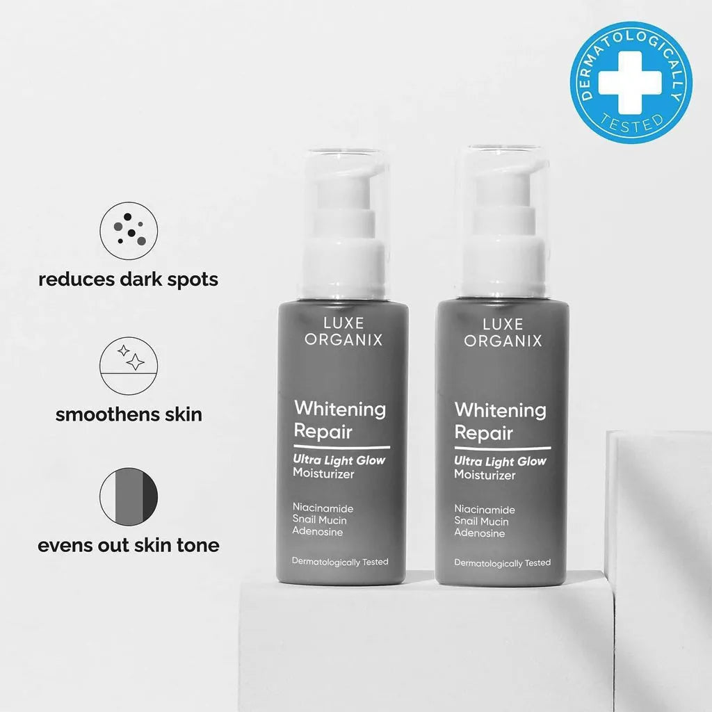 Luxe Organix Whitening Repair Ultra Light Glow Moisturizer – 80ml