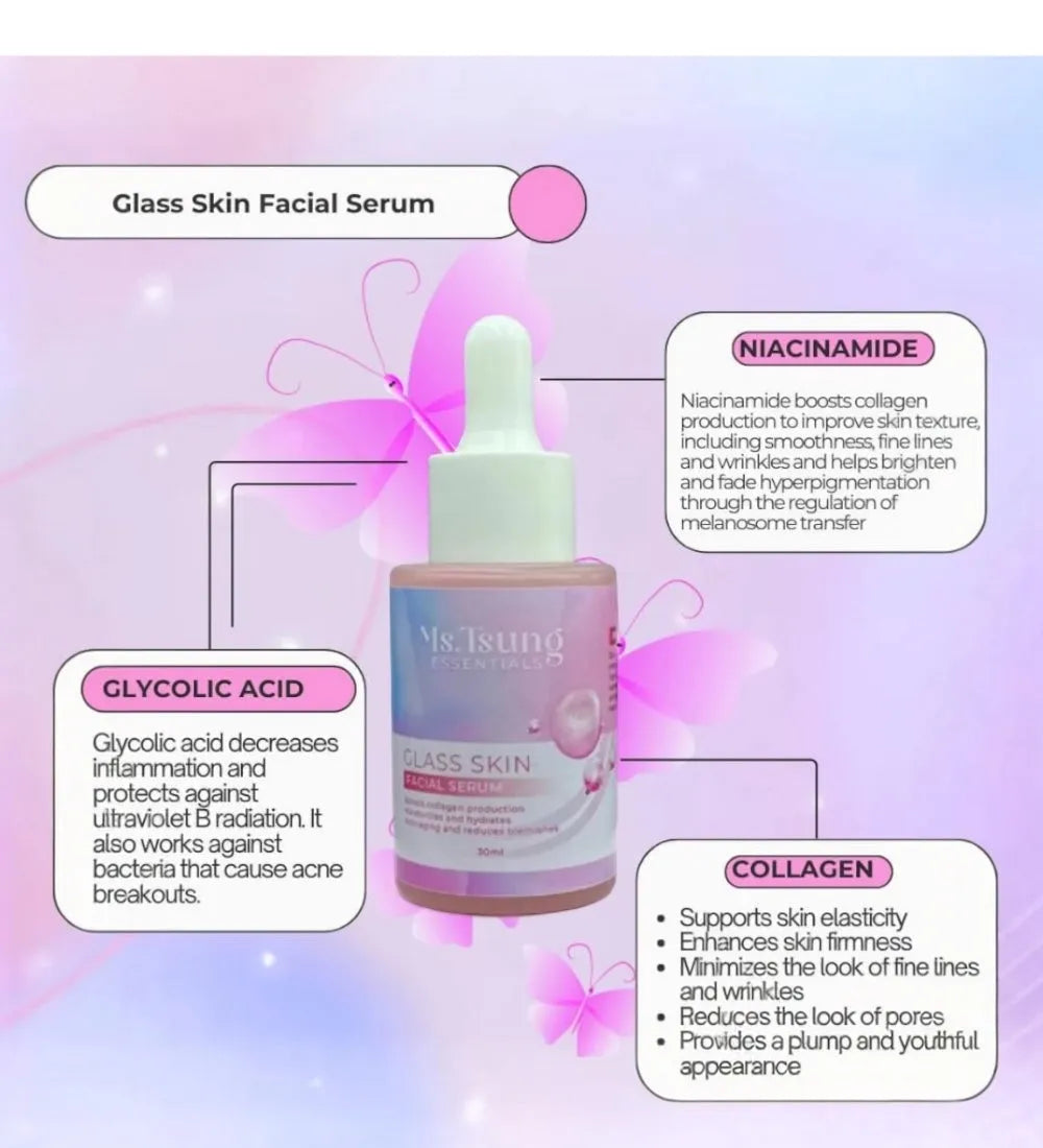 Ms. Tsung Essentials Glass Skin Facial Serum – 30ml