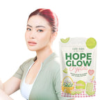 Luna Aura Hope Glow Crystal – Honeydew Green Tea with Dandelion & L-Carnitine (10 Sachets x 18g)