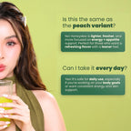 Luna Aura Hope Glow Crystal – Honeydew Green Tea with Dandelion & L-Carnitine (10 Sachets x 18g)