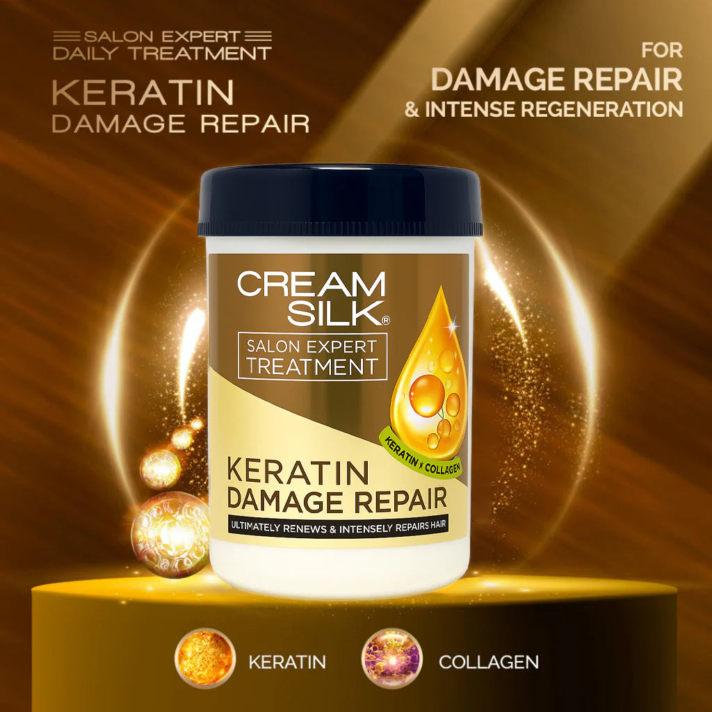 Cream Silk Salon Expert Treatment Keratin Damage Repair - 650ml