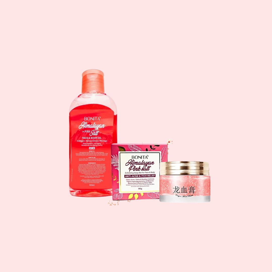 Combo-6 (Bonita oil, Bonita soap, Dragon blood placenta cream)