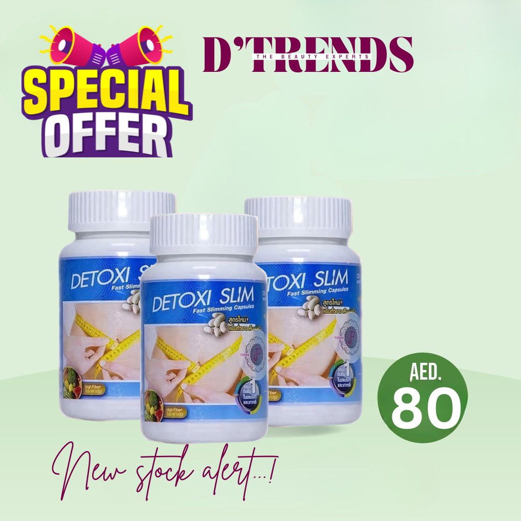3 pack Detoxi Slim Fast Slimming Capsules