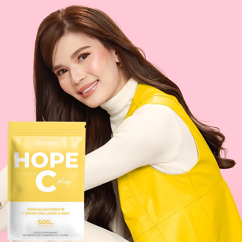 Luna Aura Hope C Plus – Sodium Ascorbate + Japan Collagen & Zinc (30 Capsules)