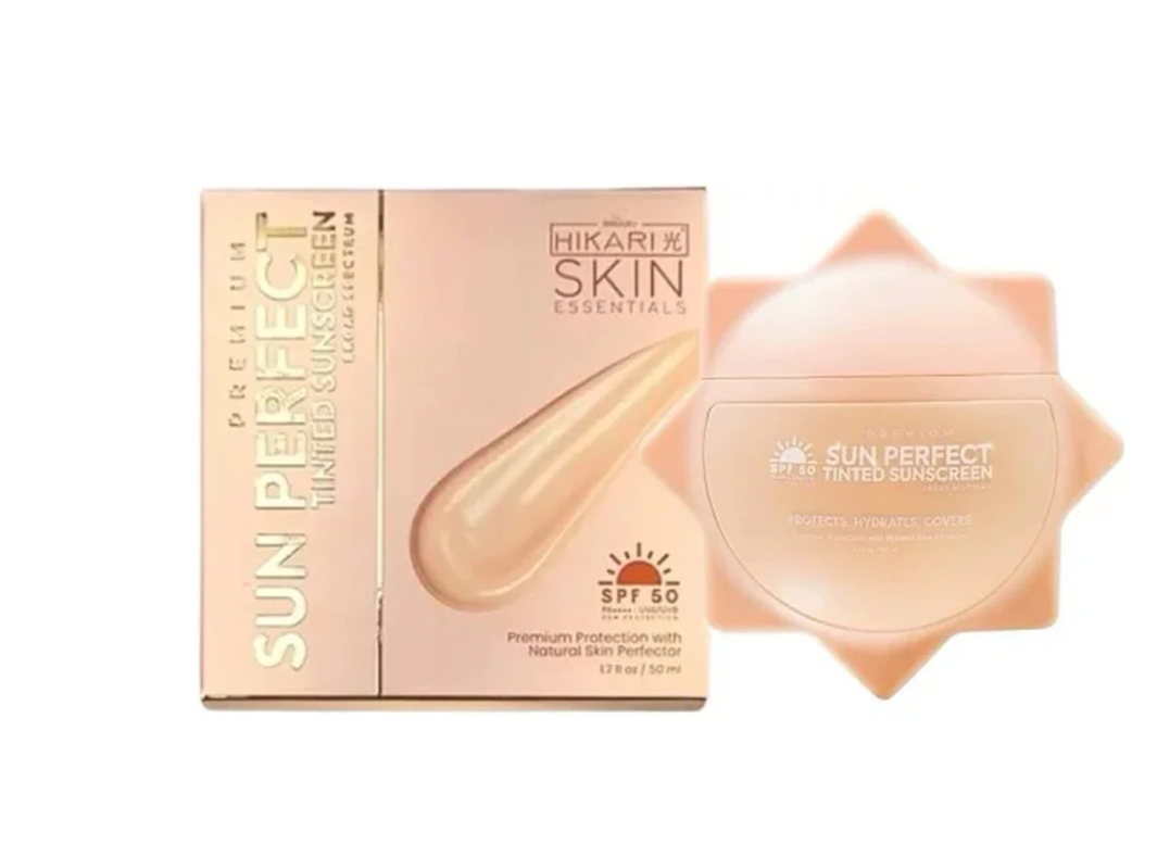 Hikari Premium Sun Perfect Tinted Sunscreen SPF50 PA++++ – 50ml