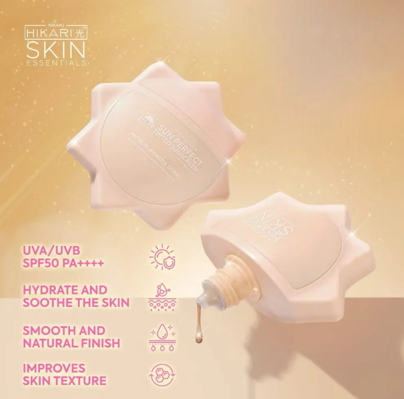 Hikari Premium Sun Perfect Tinted Sunscreen SPF50 PA++++ – 50ml