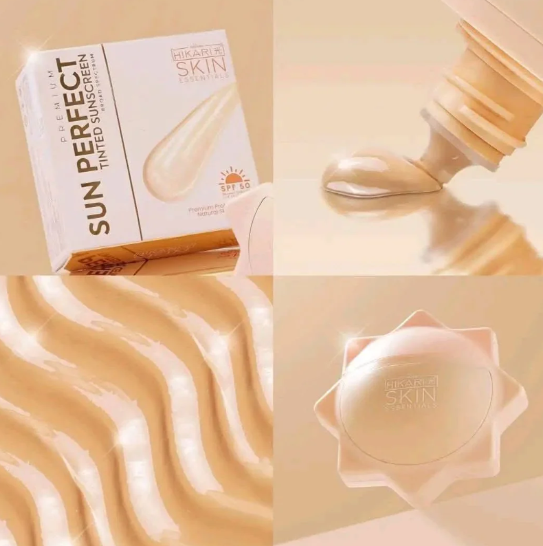 Hikari Premium Sun Perfect Tinted Sunscreen SPF50 PA++++ – 50ml