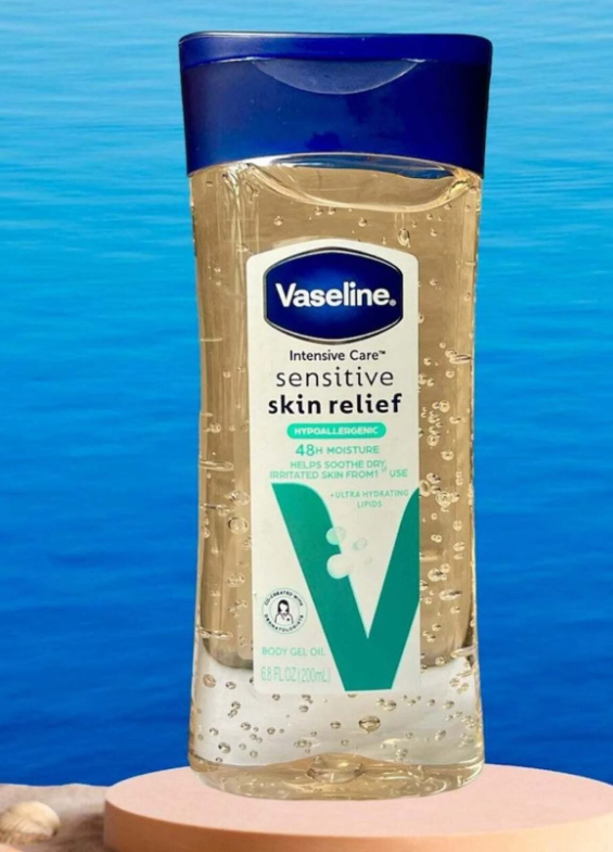 Vaseline Intensive Care Sensitive Skin Relief Body Oil 200ml