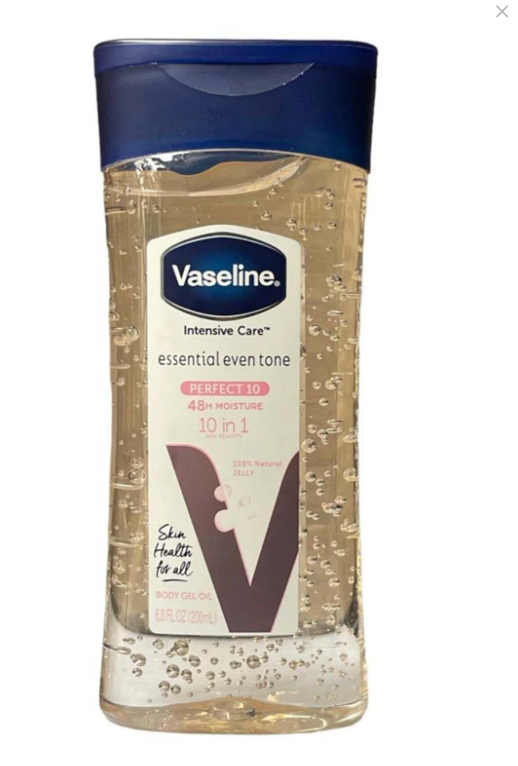 Vaseline Intensive Care Essential Even Tone Perfect 10 Body Oil 200ml