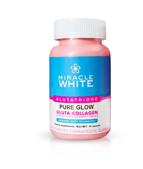 MIRACLE WHITE MIRACLE WHITE Pure Glow Gluta-Collagen 30 Capsules