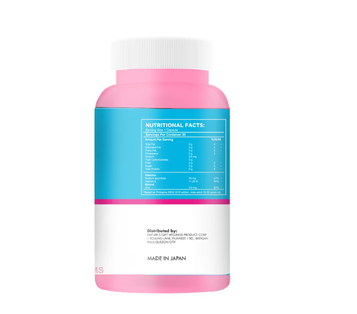 MIRACLE WHITE MIRACLE WHITE Pure Glow Gluta-Collagen 30 Capsules