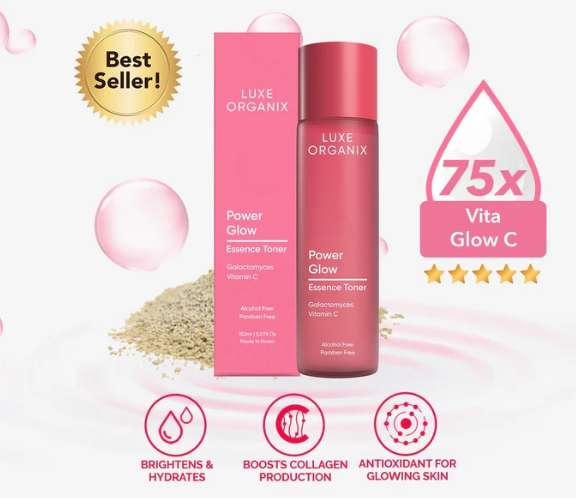 Luxe Organix Power Glow Toner – 150ml