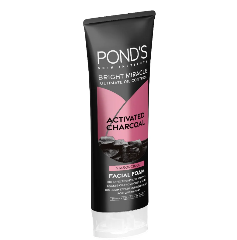 Ponds Ultimate Oil Control Activated Charcoal Facial Foam - 100g