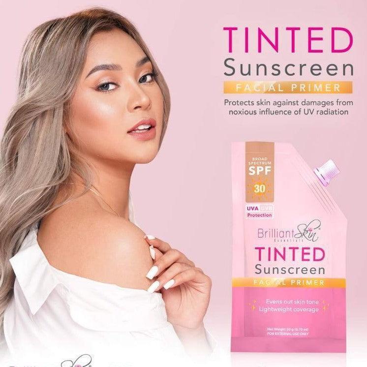 Brilliant Tinted Sunscreen Facial Primer Gel Cream - 20g