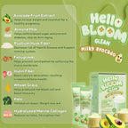 Hello Bloom Gleam Milky Avocado Collagen Beauty Supplement - 180g