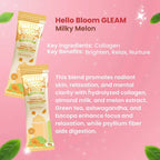 Hello Bloom Gleam Milky Melon Collagen Beauty Supplement - 180g