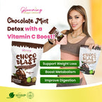 Glowing Shape Choco Blast Chocolate Powder Drink Mix – 200g (10 Sachets x 20g)