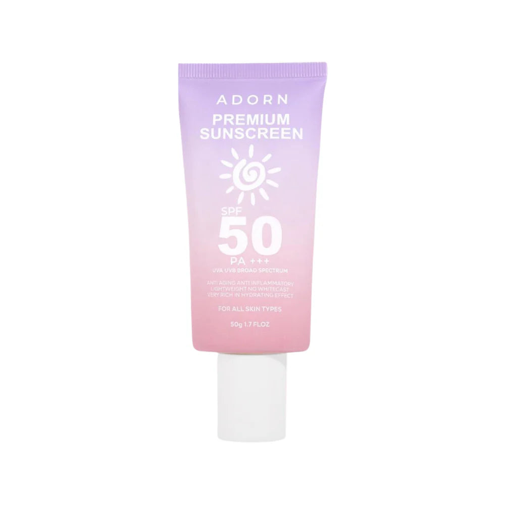 Adorn Premium Sunscreen SPF 50+++ – 50g