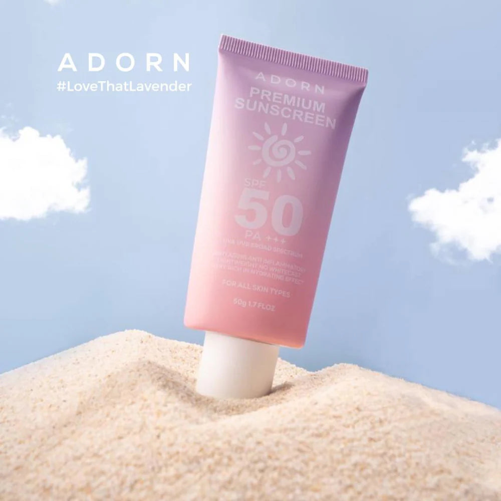 Adorn Premium Sunscreen SPF 50+++ – 50g