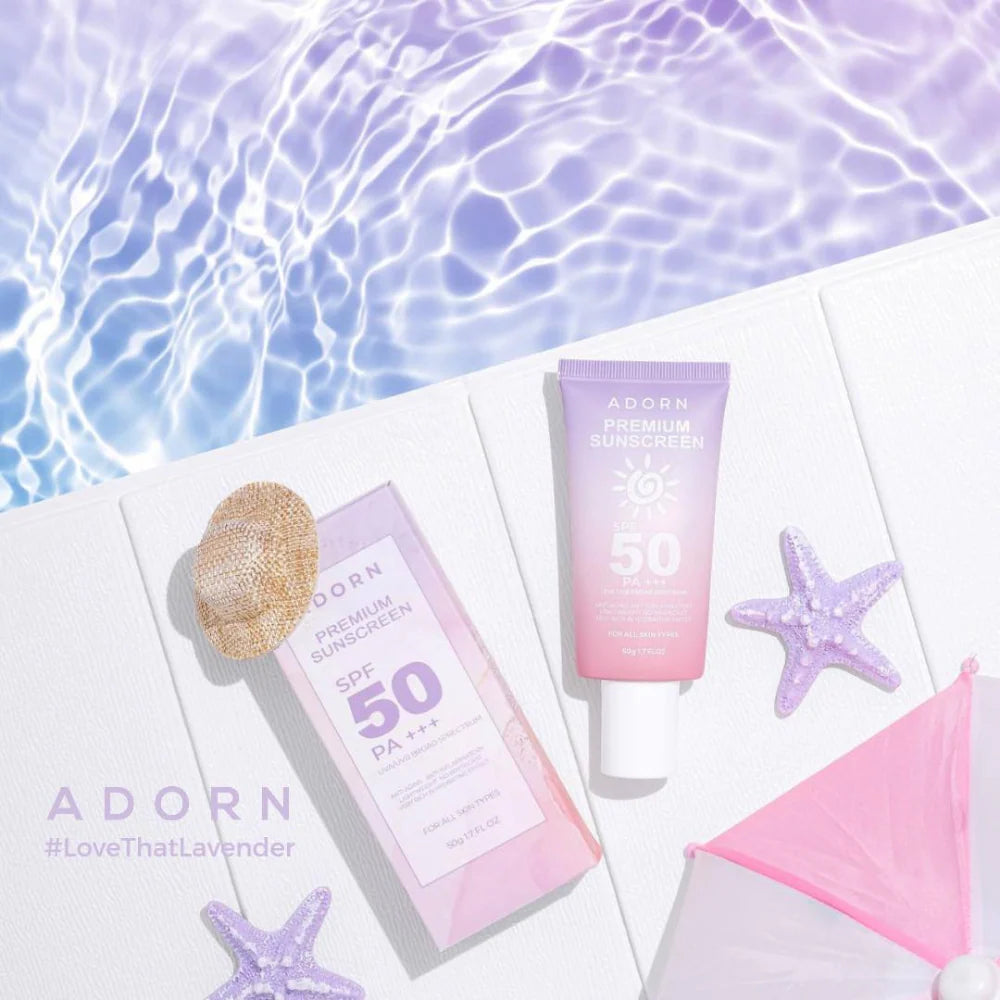 Adorn Premium Sunscreen SPF 50+++ – 50g