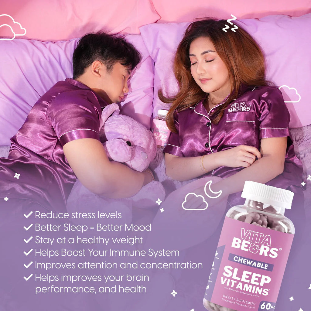 Vita Bears Sleep Vitamins Gummies – Nighttime Relaxation &amp; Restful Sleep Support