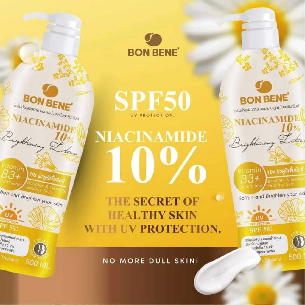 Bon Bene Niacinamide Brightening Lotion SPF50++ – 500ml