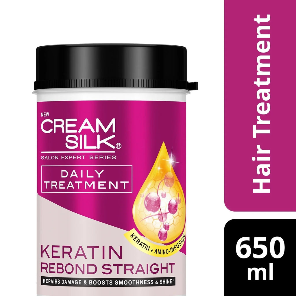 Cream Silk Daily Treatment Keratin Rebond Straight – 650ml