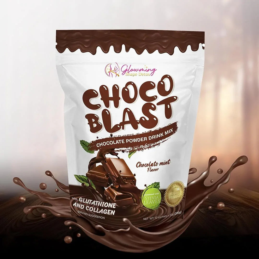 Glowing Shape Choco Blast Chocolate Powder Drink Mix – 200g (10 Sachets x 20g)