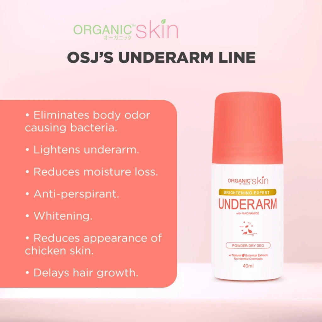 Organic Skin Brightening Expert Underarm Deodorant – 40ml