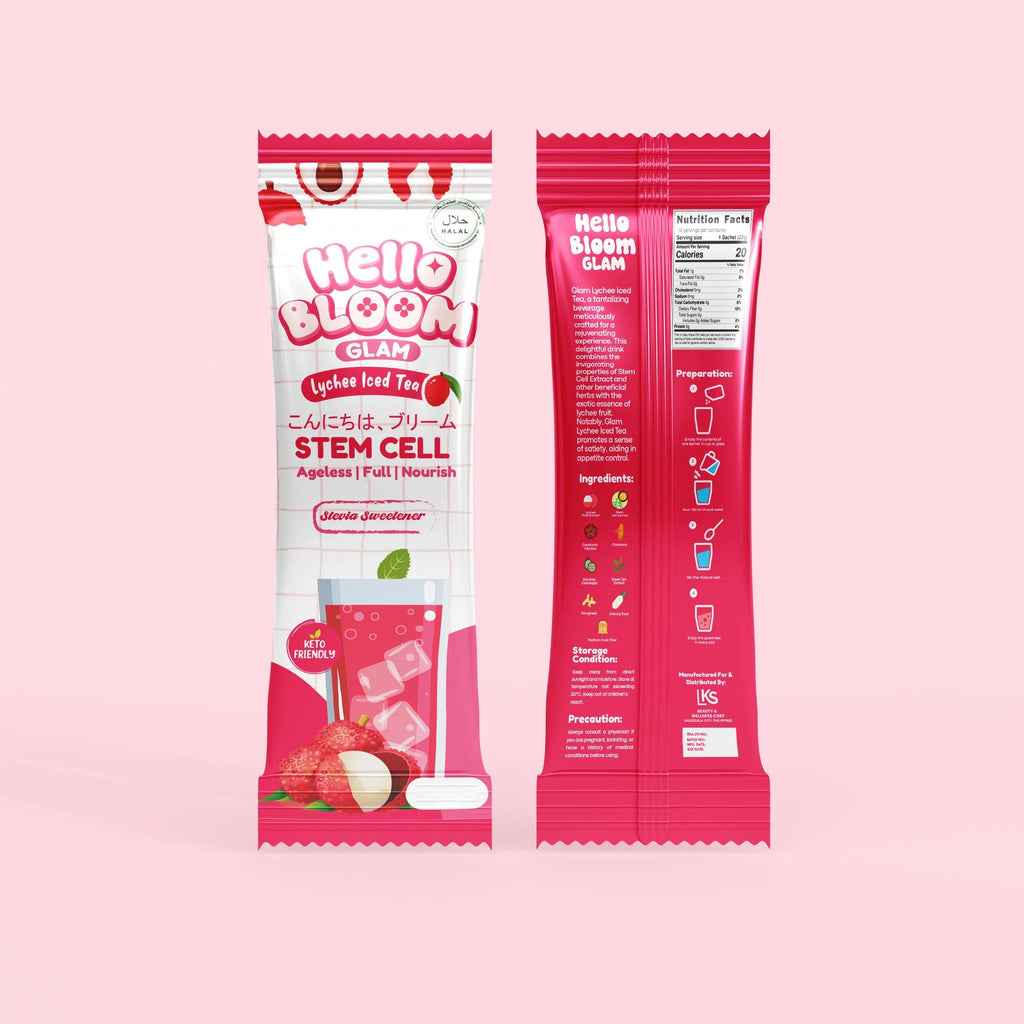 Hello Bloom Glam Lychee Iced Tea - 180g