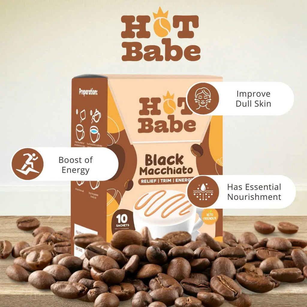 Hot Babe Black Macchiato Coffee