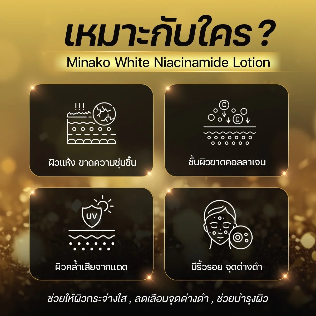 Minako Niacinamide Glutathione Plus 10% Body Lotion - 500ml