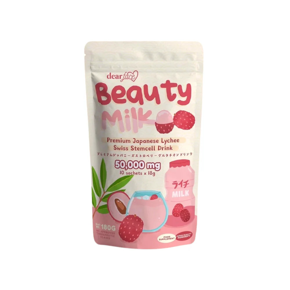 Dear Face Beauty Milk Premium Japanese Lychee Drink – 180g