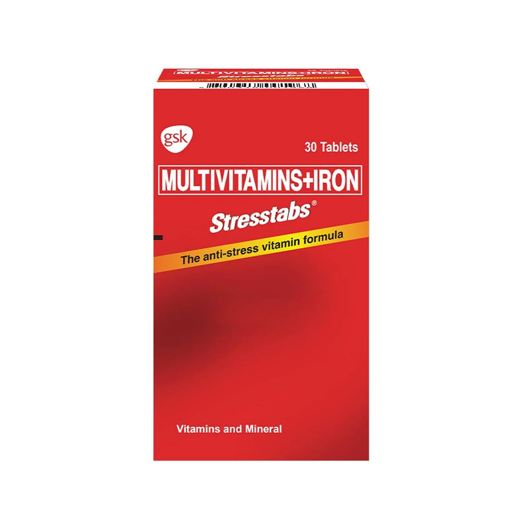 Stresstabs Multivitamins + Iron – 30 Tablets
