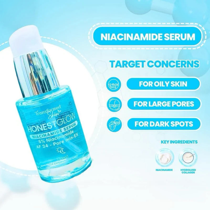 Honest Glow Niacinamide Serum – 30ml
