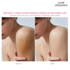 Luxe Organix Niacinamide + Alpha Arbutin Velvet Shower Salt Scrub – 320g