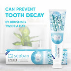 Scoban Teeth Whitening Toothpaste With Baking Soda - 200g