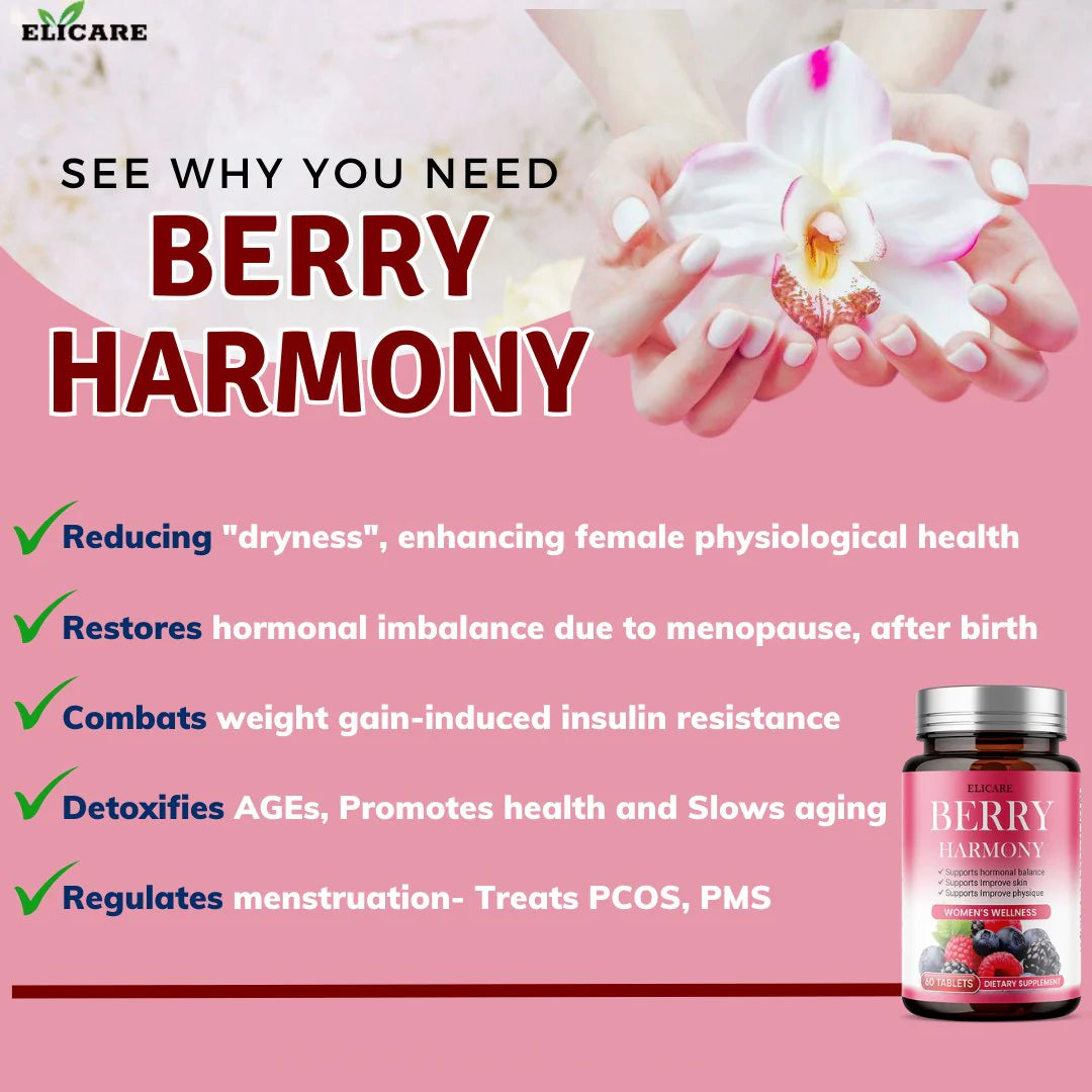Elicare Berry Harmony Women’s Wellness – 60 Tablets