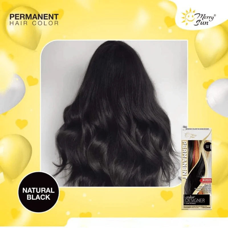 MerrySun Permanent Hair Color - Natural Black