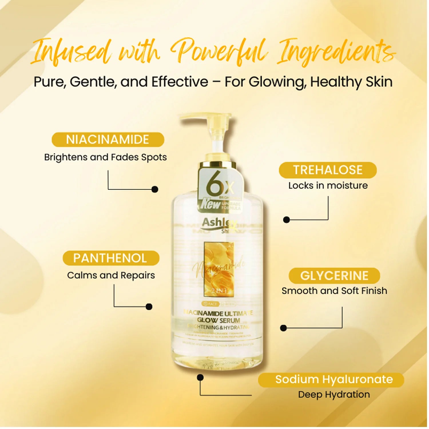 Ashley Shine Niacinamide Ultimate Glow Serum-520ml