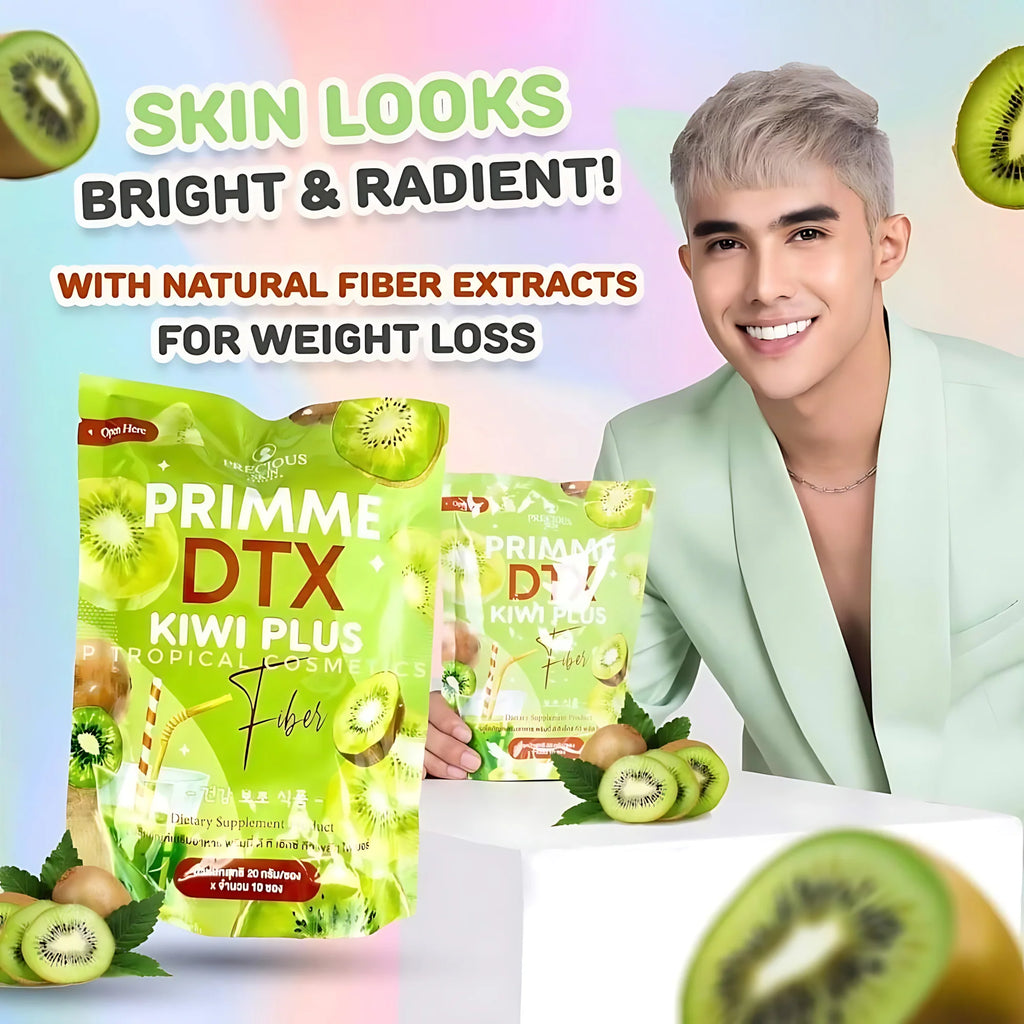 Precious Skin Primme DTX Kiwi Plus Fiber – 20g × 10 Sachets